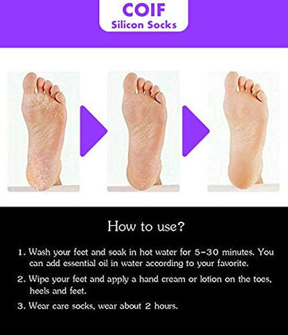 NEW SILICONE FULL HEEL SOCKS