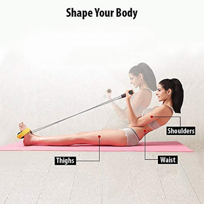 Pull Reducer Training Bands 4 Tubes Body Trimmer Pedal