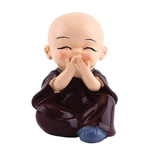 4 Pcs Buddha Monk Statue