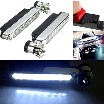 Waterproof 8 LED Wind Energy Powered Car Exterior Daytime Fog Light