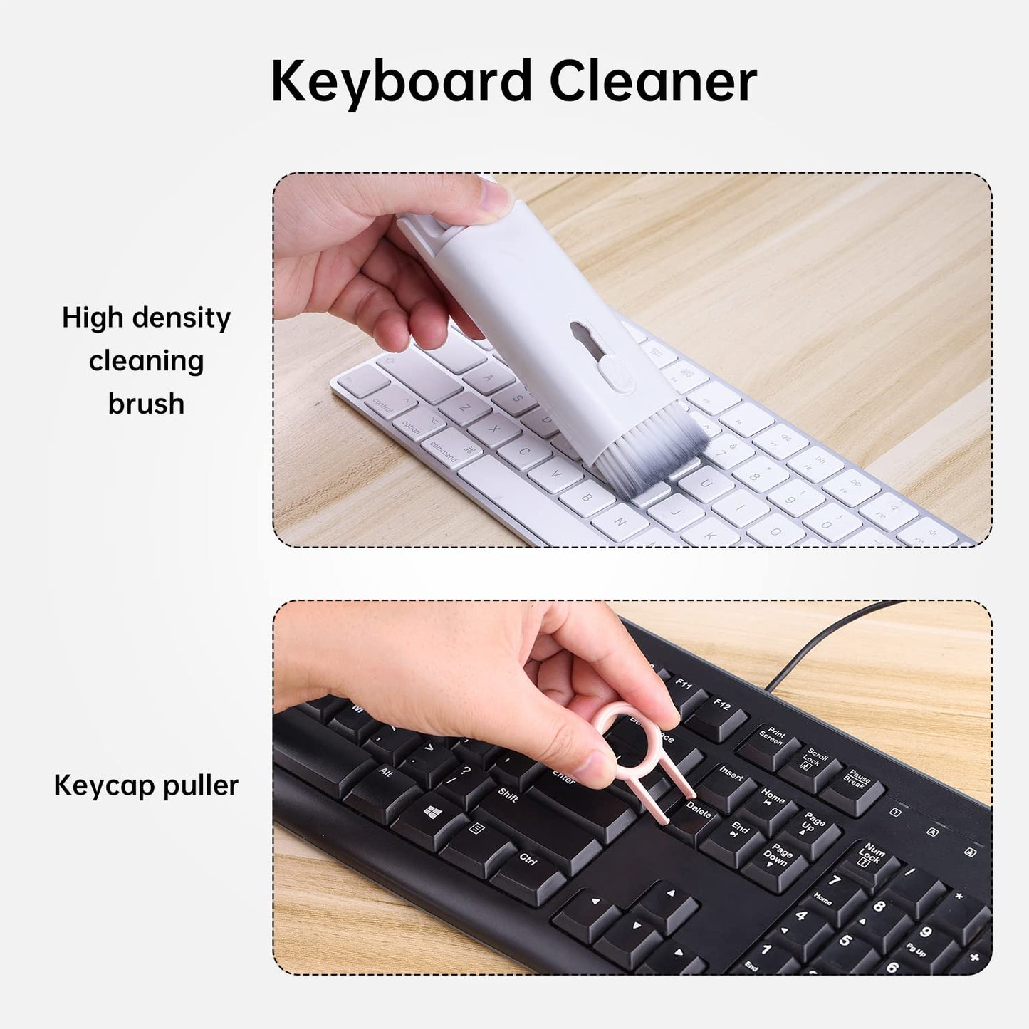 7 IN 1 KEYBOARD CLEANING BRUSH WITH GLASS CLEANER SPRAY