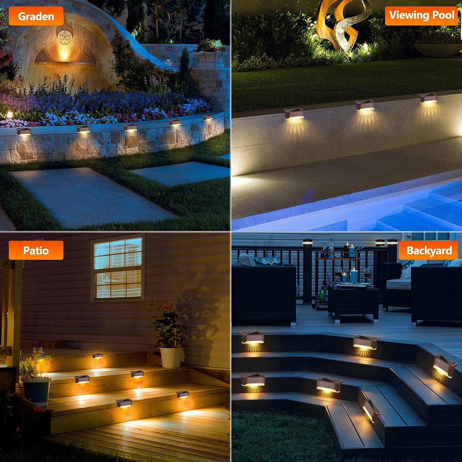 STAIR DESK SOLAR LIGHT (4 PCS)