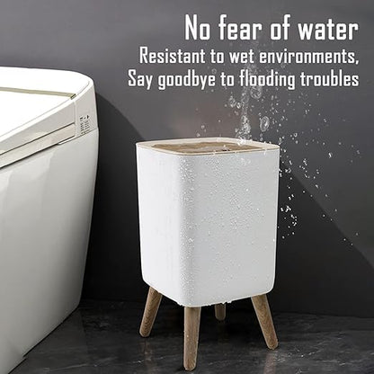 Homeguru Pedal Dustbin with Large Capacity Bathroom, Bedroom, and Living Room (Square)