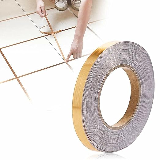 Homeguru Golden Decorative Tape , For Floor, Wall, Metal(1CM x 50METER)