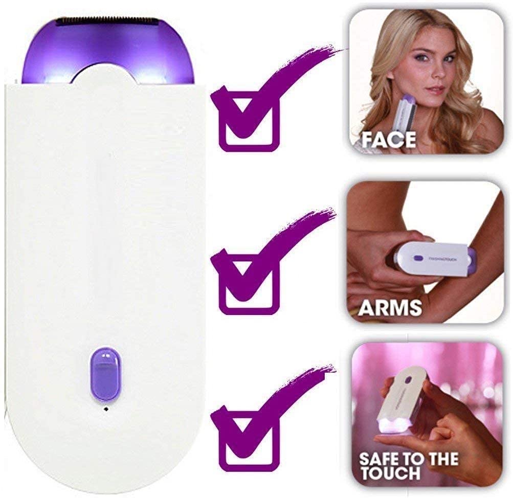 Hair Remover With Adaptor Finishing Touch