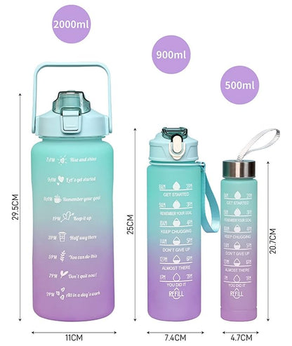 Homeguru 3 Pcs Motivation Bottle