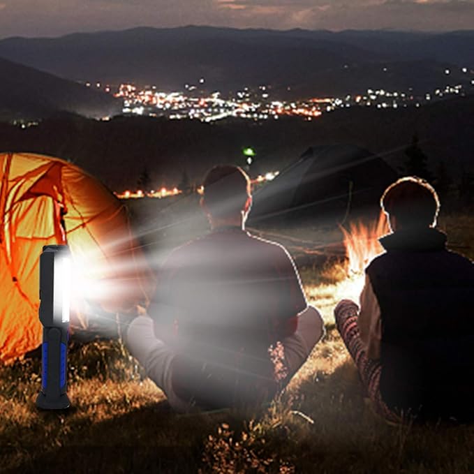 Solar chargeable 5 mode light magnetic torch light