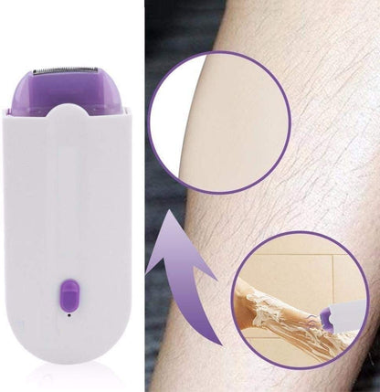 Hair Remover With Adaptor Finishing Touch