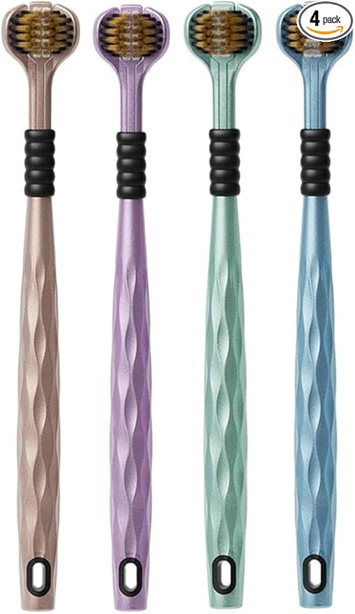 3-Sided Toothbrush (Pack Of 4)