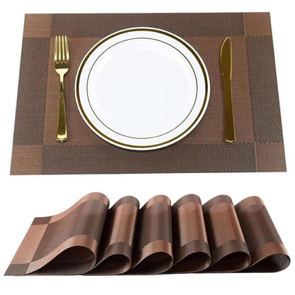 Placemats For Kitchen Dining Table (Set Of 6)