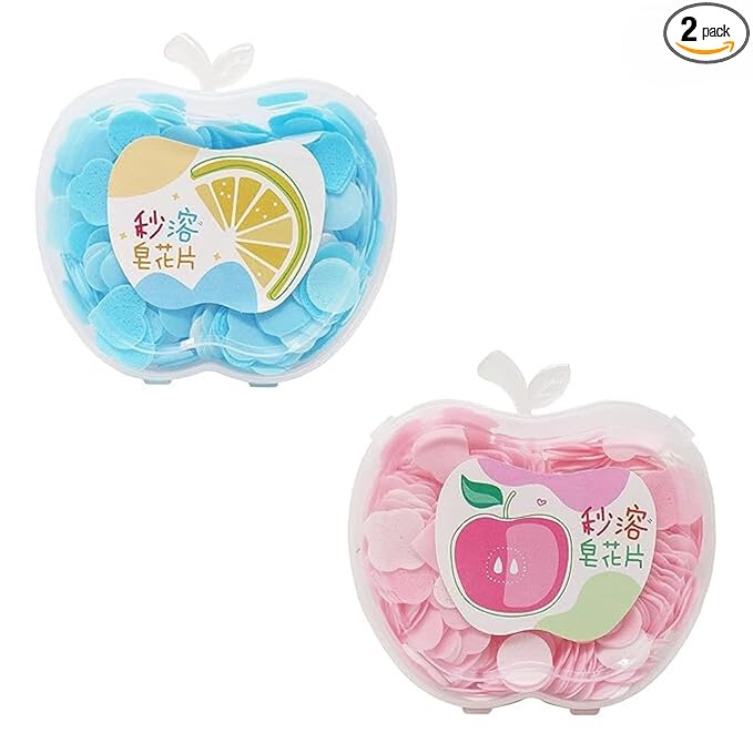 Apple Shape Paper Soap(PACK OF 2)