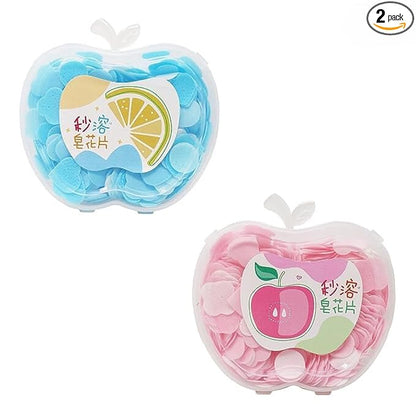 Apple Shape Paper Soap(PACK OF 2)