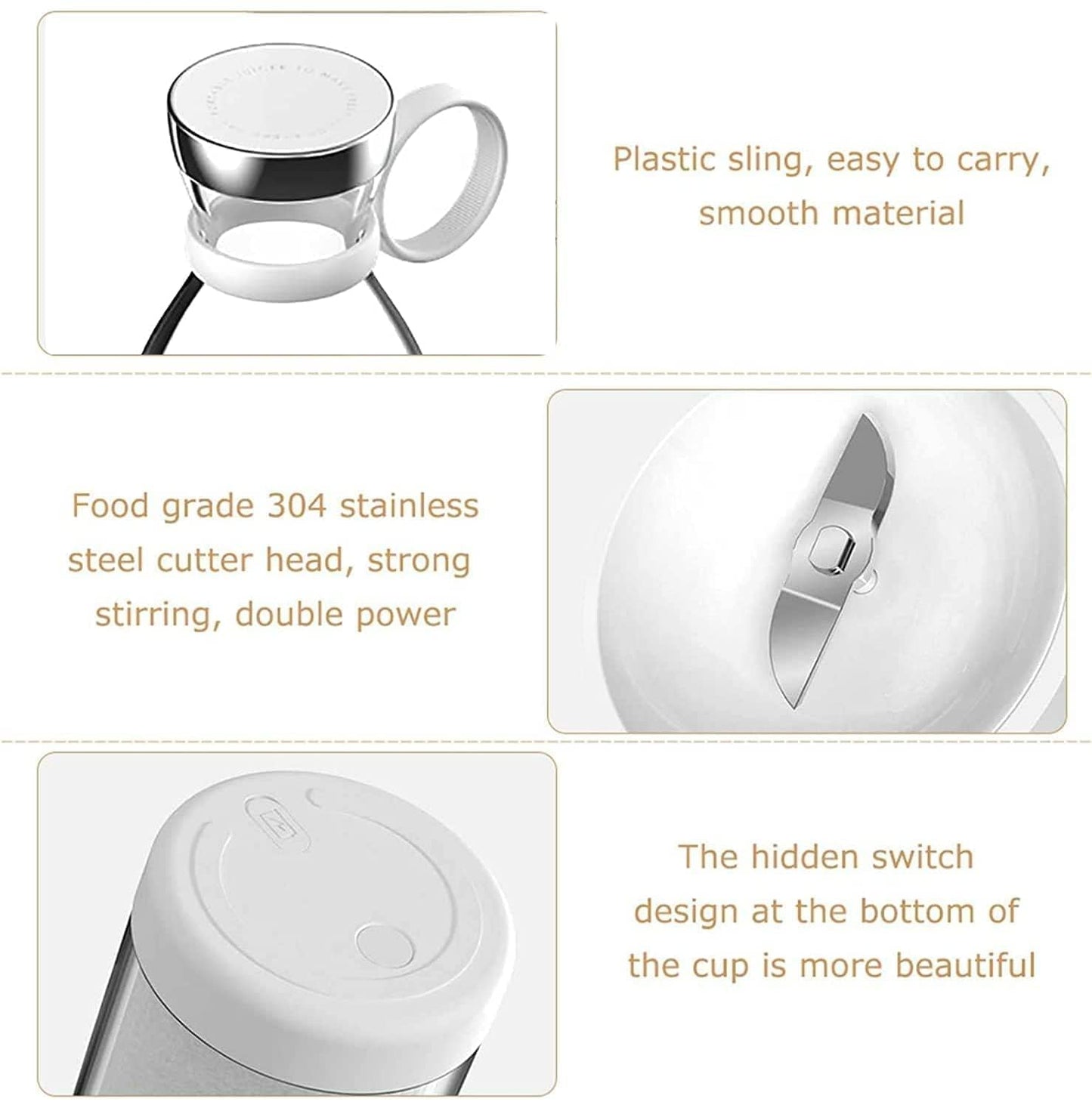Mini Bottle Juicer Mini Shaped Juicer Smart Portable Electric USB Juicer