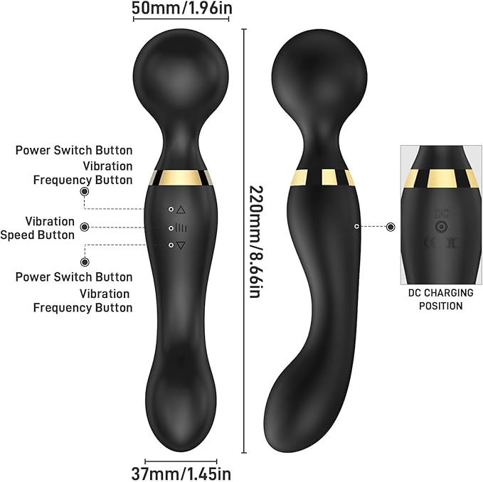 DOUBLE VIBRETOR BODY MASSAGER