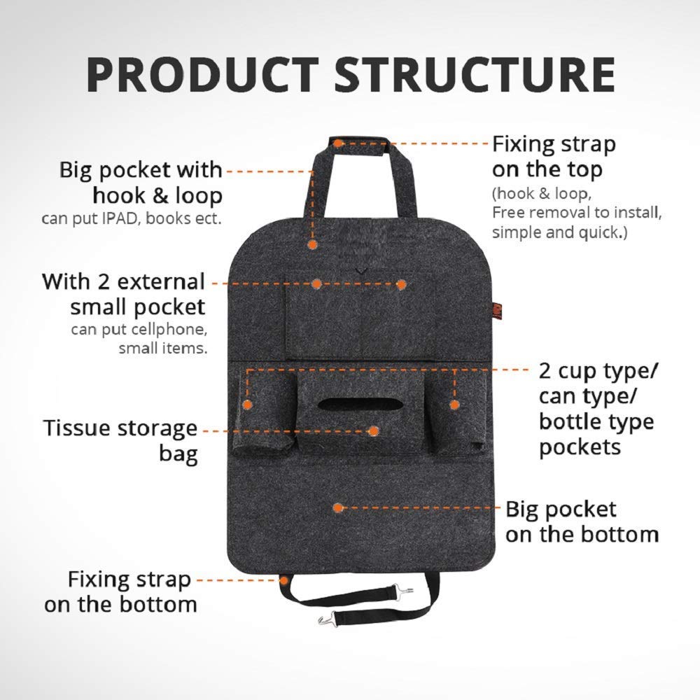 Car Seat Back Organizer