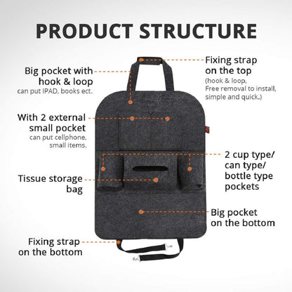 Car Seat Back Organizer