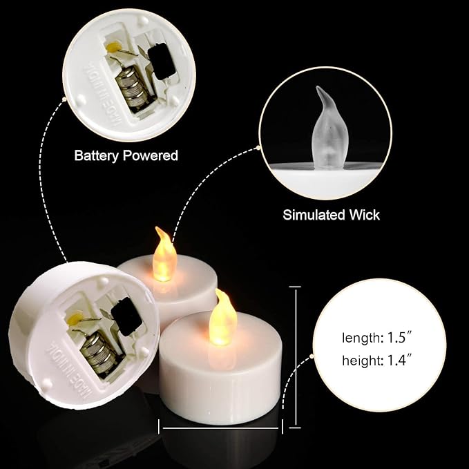 Homeguru LED Switch Diya (Pack Of 4)