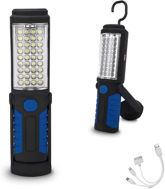 Solar chargeable 5 mode light magnetic torch light