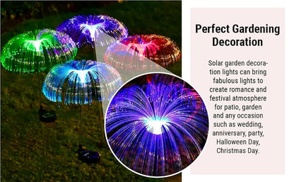 FOUNTAIN SOLAR LAWN LAMP (2 PCS SET) garden light