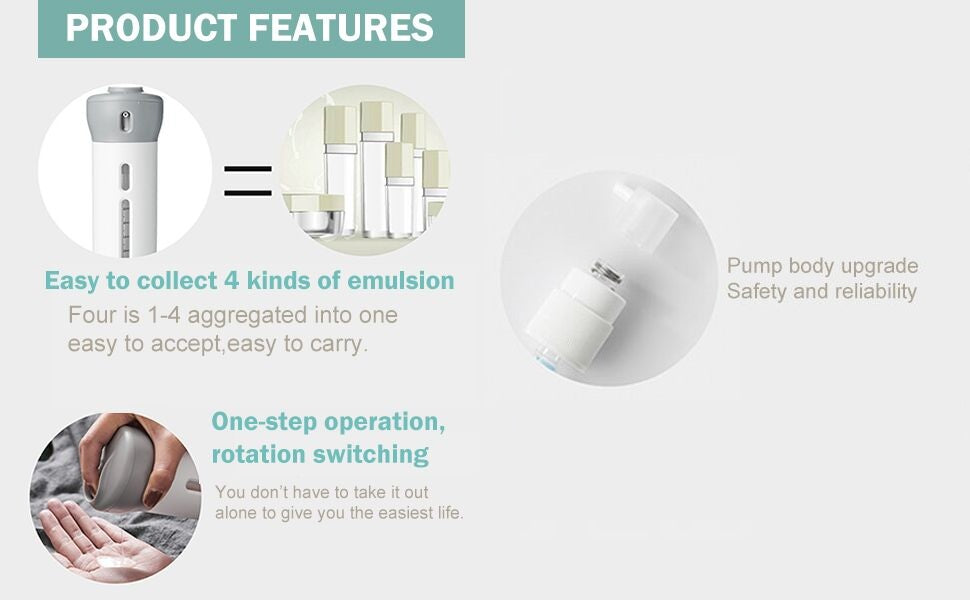 SMART PORTABLE TRAVEL DISPENSER BOTTLE