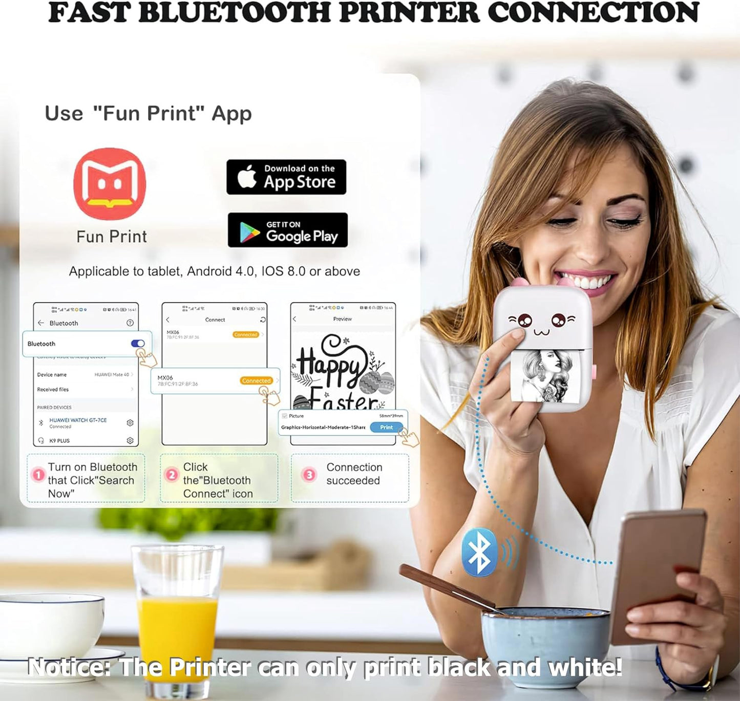 Mini Bluetooth Thermal Printer