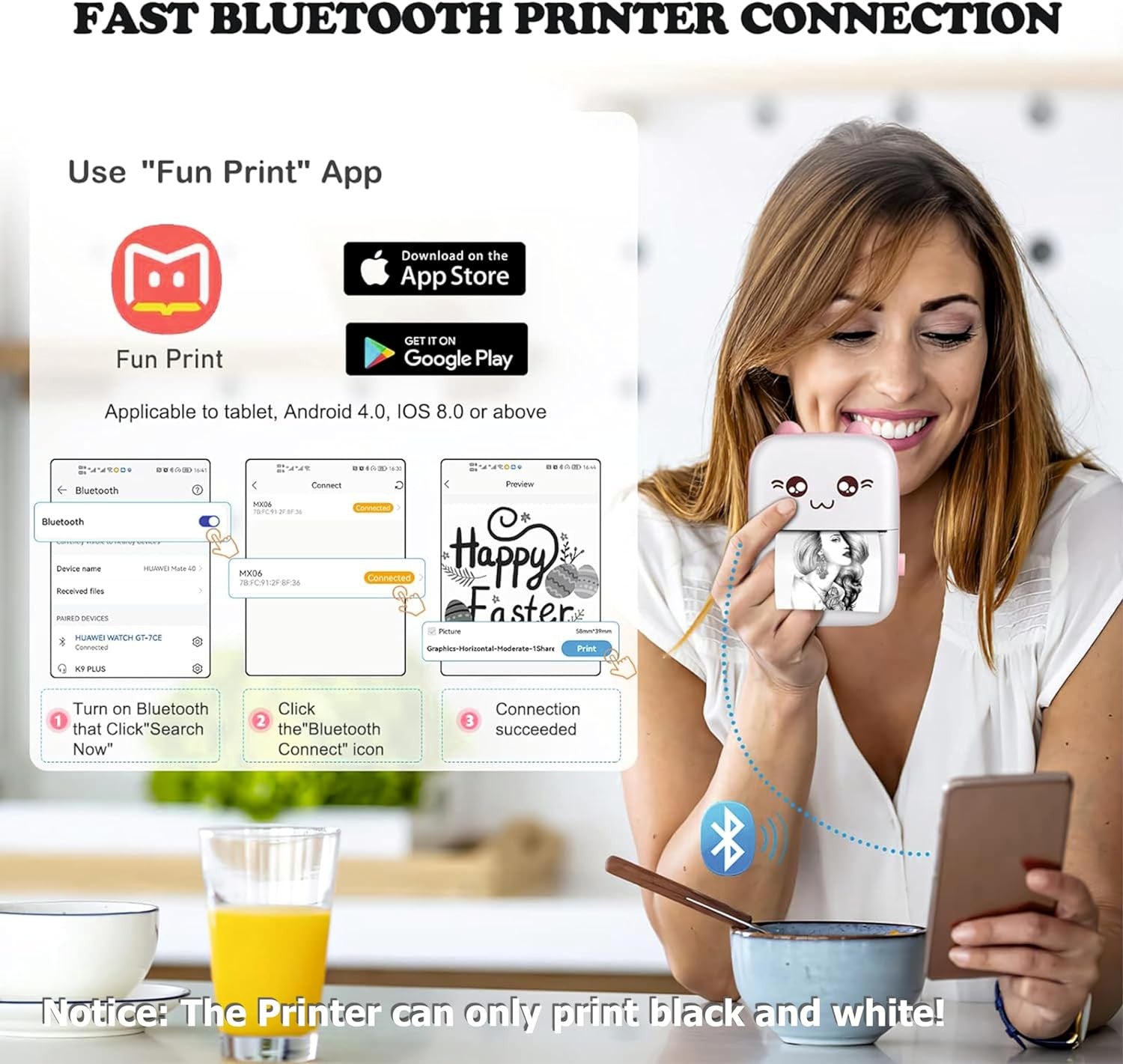 Mini Bluetooth Thermal Printer
