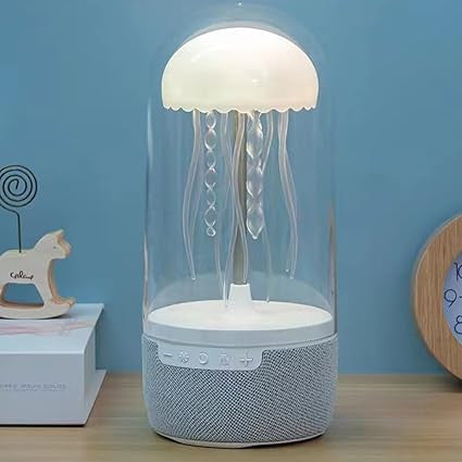 Jellyfish Speaker Lamp,8 Colors Changing Lamp Bluetooth & Speaker