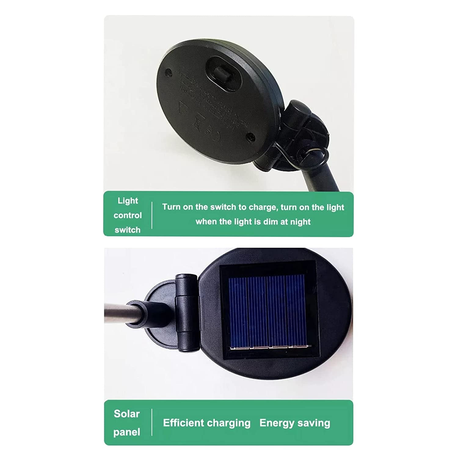 SOLAR GARDEN LIGHTS (2 PCS SET)