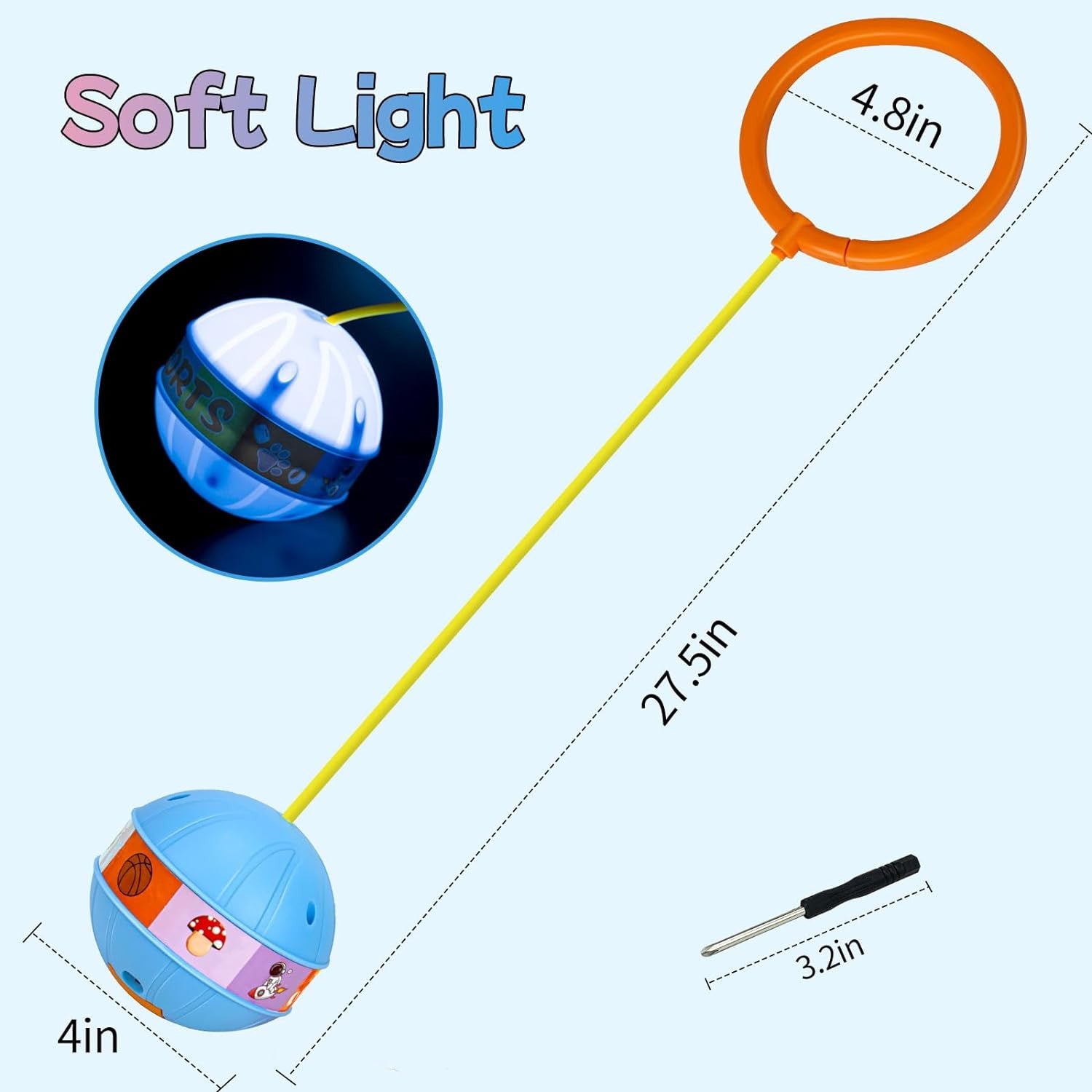 Jumping Ball Glowing Bouncing Ball