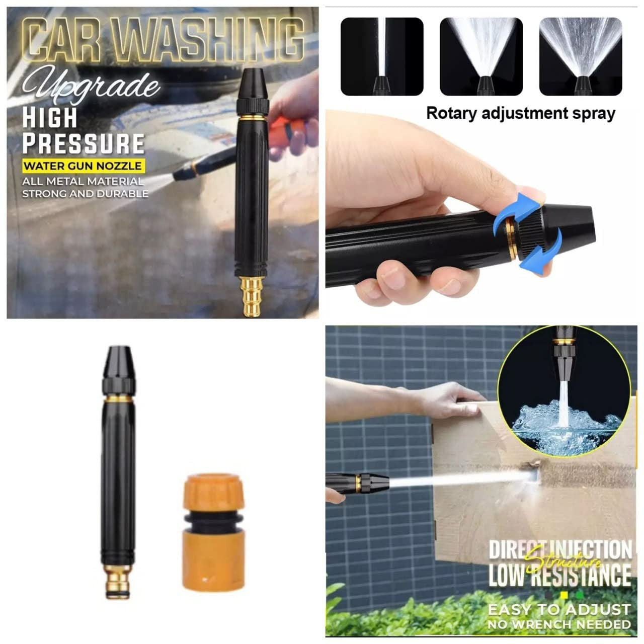 Black WATER SPRAY NOZZL