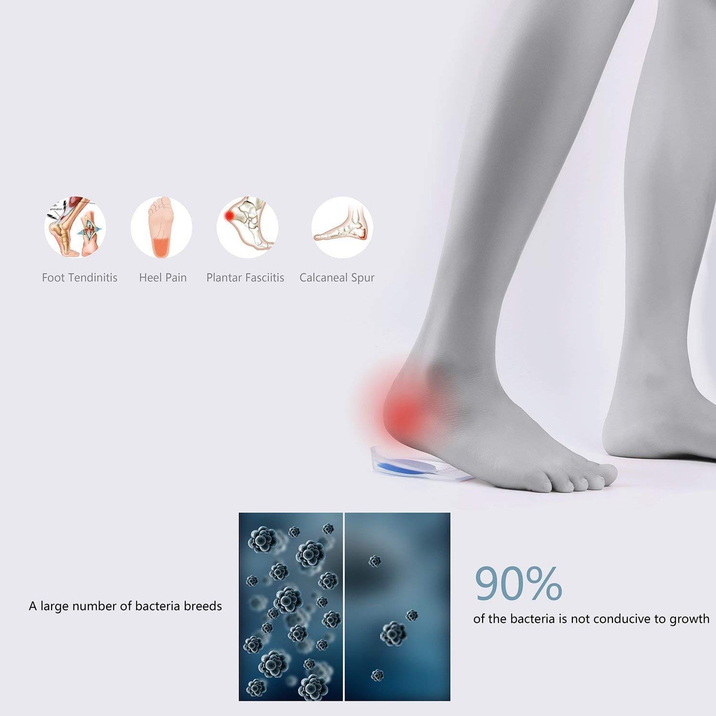 BLUE GEL INSOLE HEEL INSOLE