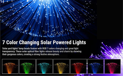 FOUNTAIN SOLAR LAWN LAMP (2 PCS SET) garden light