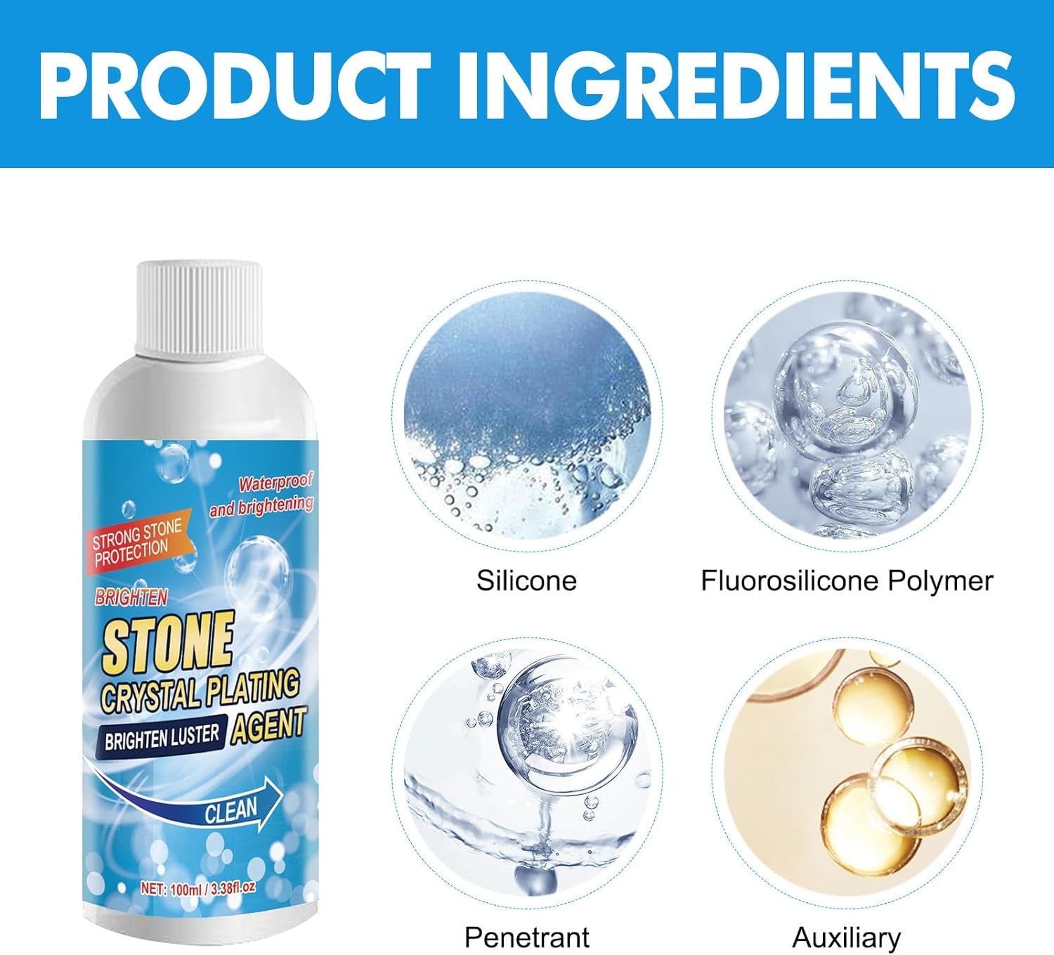 Stone Stain Remover Cleaner 100ml