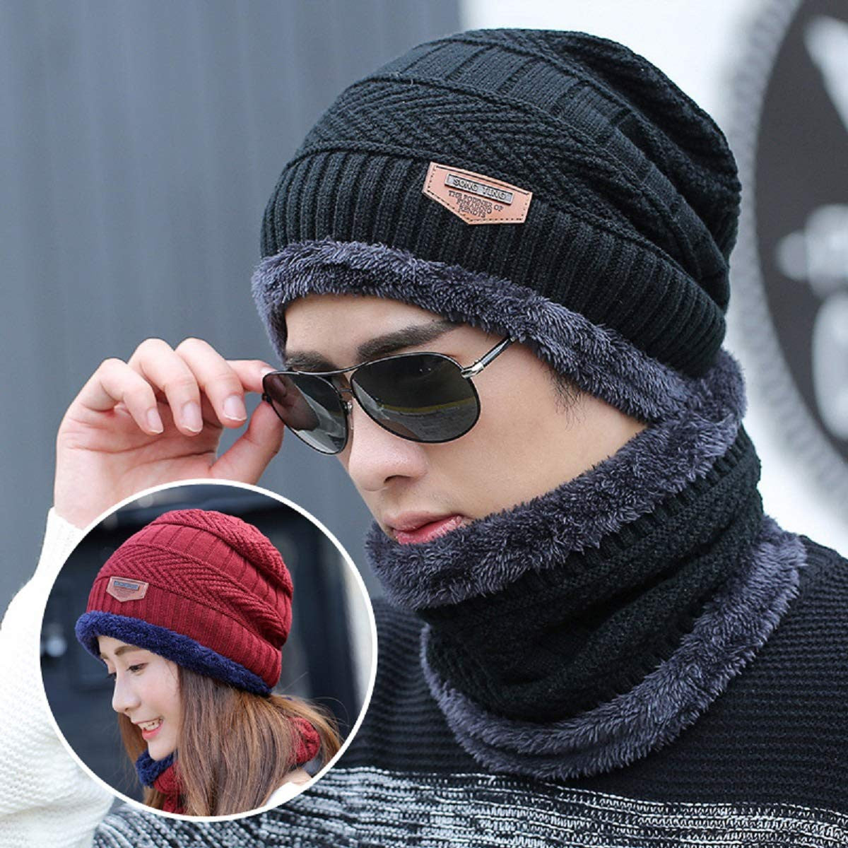 WINTER SCARF AND CAP