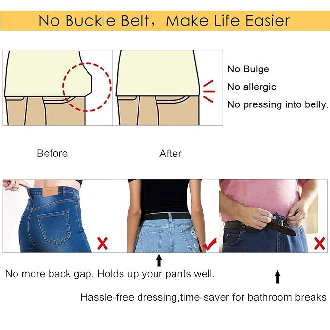 No Buckle Elastic Belt