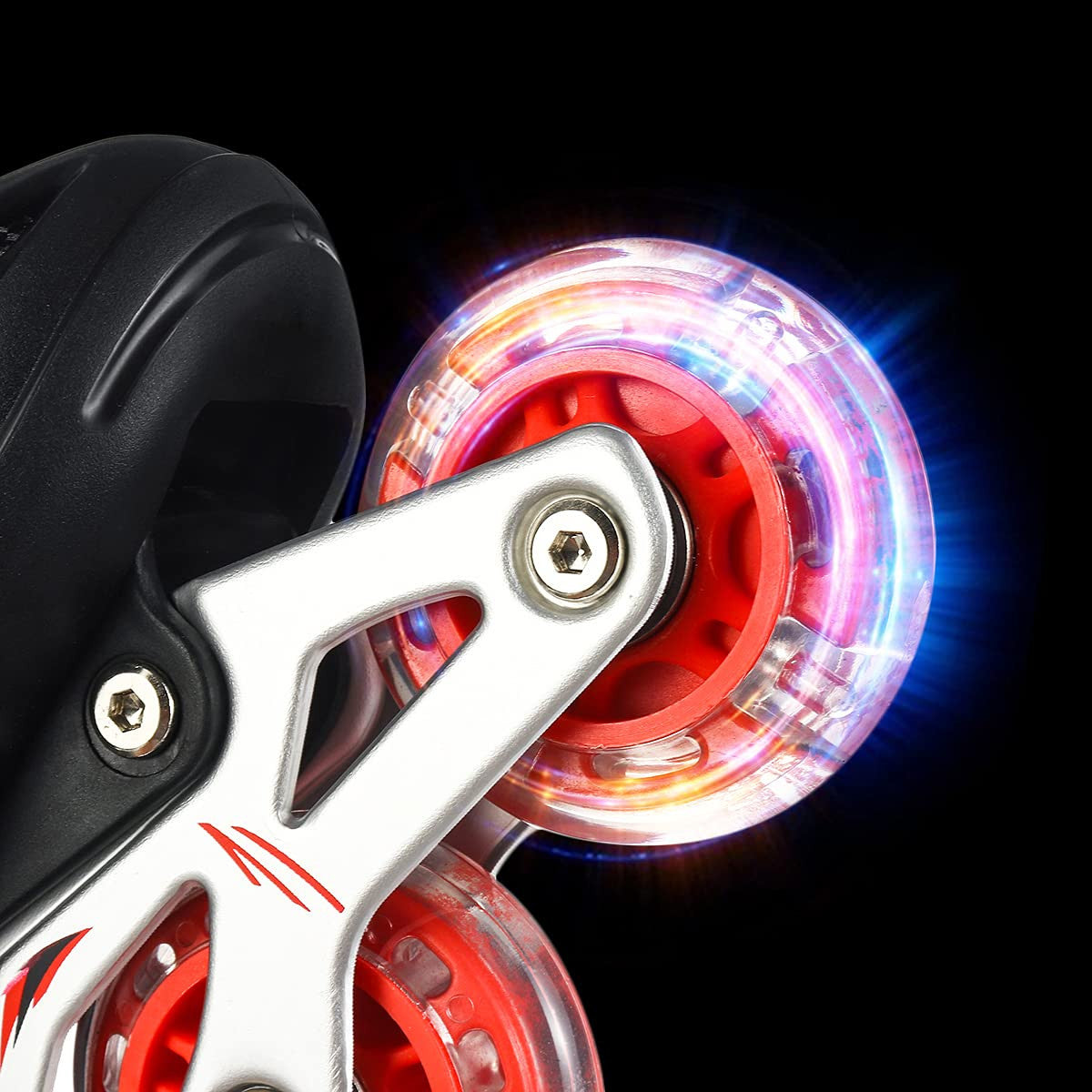Skating Shoes Inline Skates Light Up Wheels LED Flashing Roller Skates