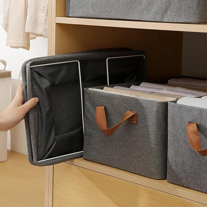 26 L GRAY STORAGE BOX