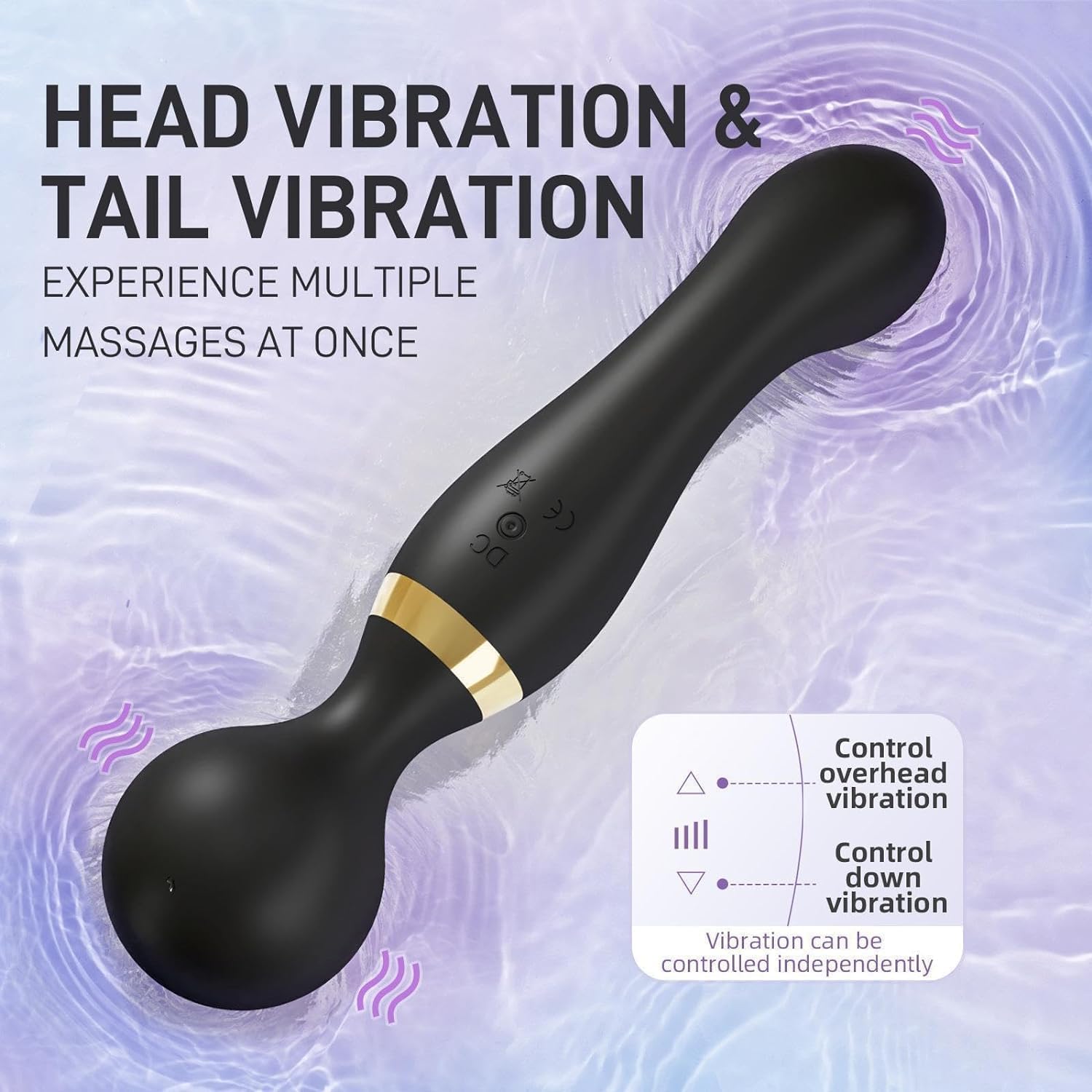 DOUBLE VIBRETOR BODY MASSAGER