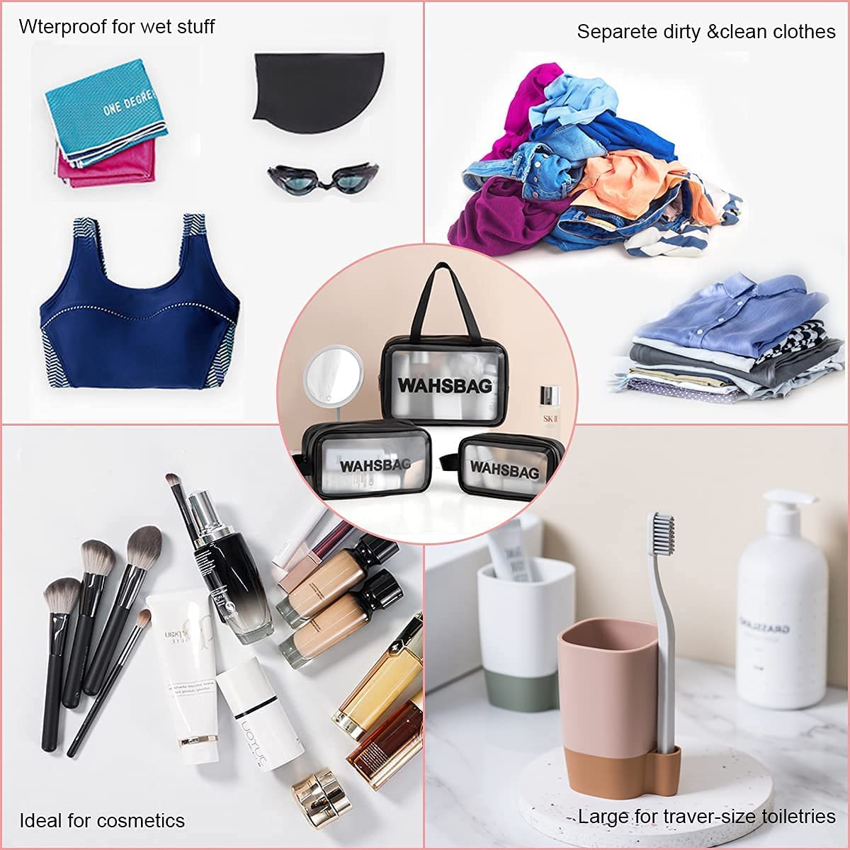 WASHBAG COMBO 3 PCS