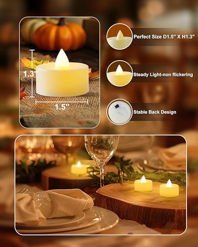 Homeguru LED Switch Diya (Pack Of 4)