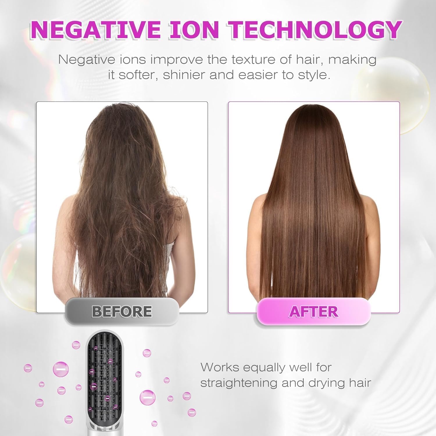 5 In 1 Hair Dryer Hot Air Brush Styler