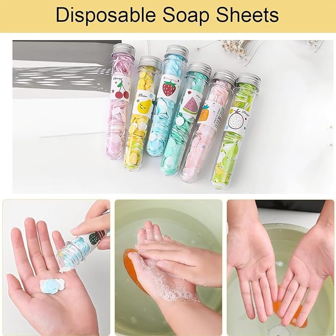 Homeguru Capsule Paper Soap (Pack Of 4)