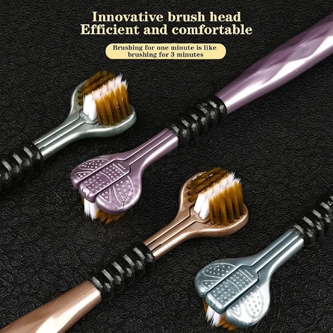 3-Sided Toothbrush (Pack Of 4)