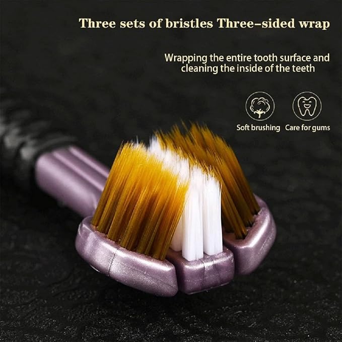 3-Sided Toothbrush (Pack Of 4)