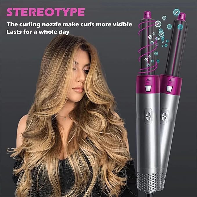 5 In 1 Hair Dryer Hot Air Brush Styler