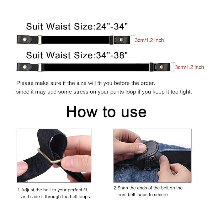 No Buckle Elastic Belt