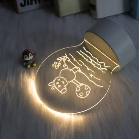 ACRYLIC MESSAGE BOARD ROUND