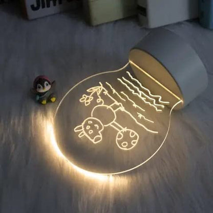 ACRYLIC MESSAGE BOARD ROUND
