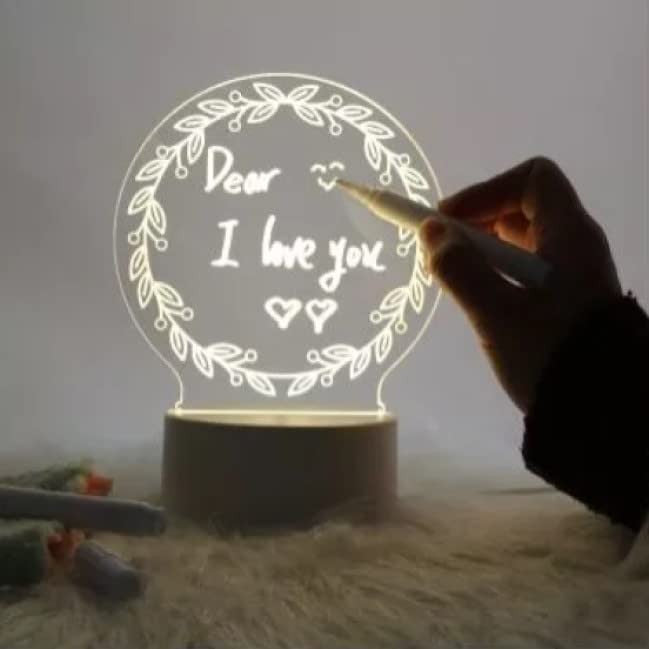 ACRYLIC MESSAGE BOARD ROUND