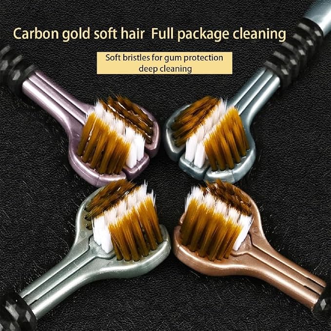 3-Sided Toothbrush (Pack Of 4)